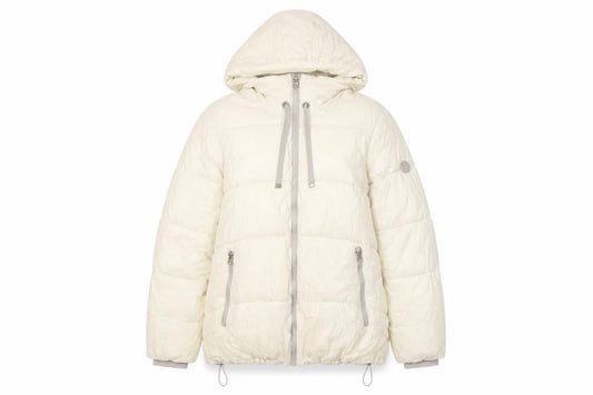 Womens UK Size L French Connection Ivory Puffer Jacket