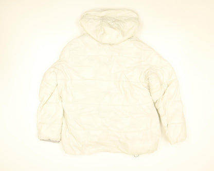 Womens UK Size L French Connection Ivory Puffer Jacket
