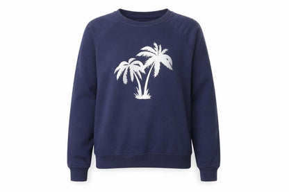 Womens UK Size S Sarti Blue Pullover Sweatshirt