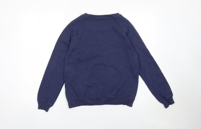 Womens UK Size S Sarti Blue Pullover Sweatshirt
