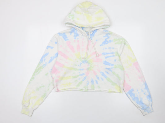 Hollister Women’s XS Tie Dye Pullover Hoodie Pastel Cotton Blend
