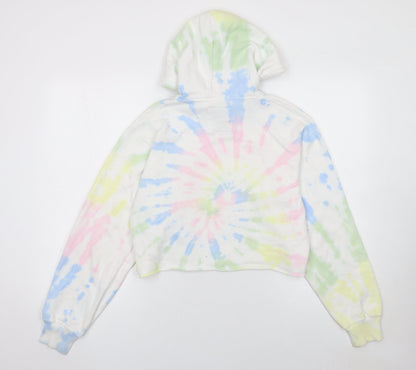 Hollister Women’s XS Tie Dye Pullover Hoodie Pastel Cotton Blend