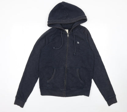 Womens UK Size 10 Jack Wills Blue Full Zip Hoodie