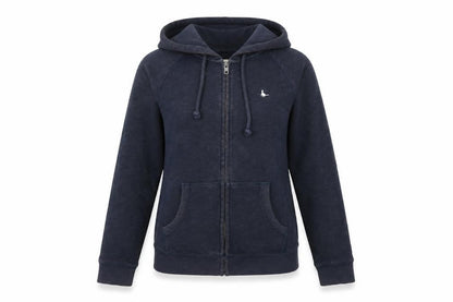Womens UK Size 10 Jack Wills Blue Full Zip Hoodie