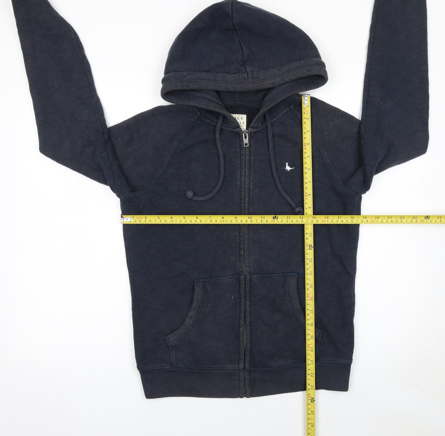 Womens UK Size 10 Jack Wills Blue Full Zip Hoodie