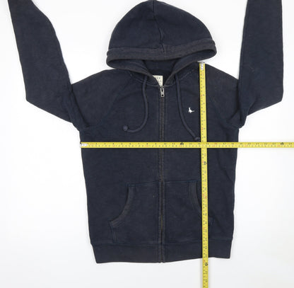 Womens UK Size 10 Jack Wills Blue Full Zip Hoodie