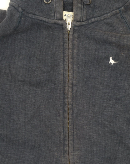 Womens UK Size 10 Jack Wills Blue Full Zip Hoodie