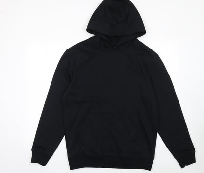 Mens UK Size S Marks and Spencer Black Pullover Hoodie