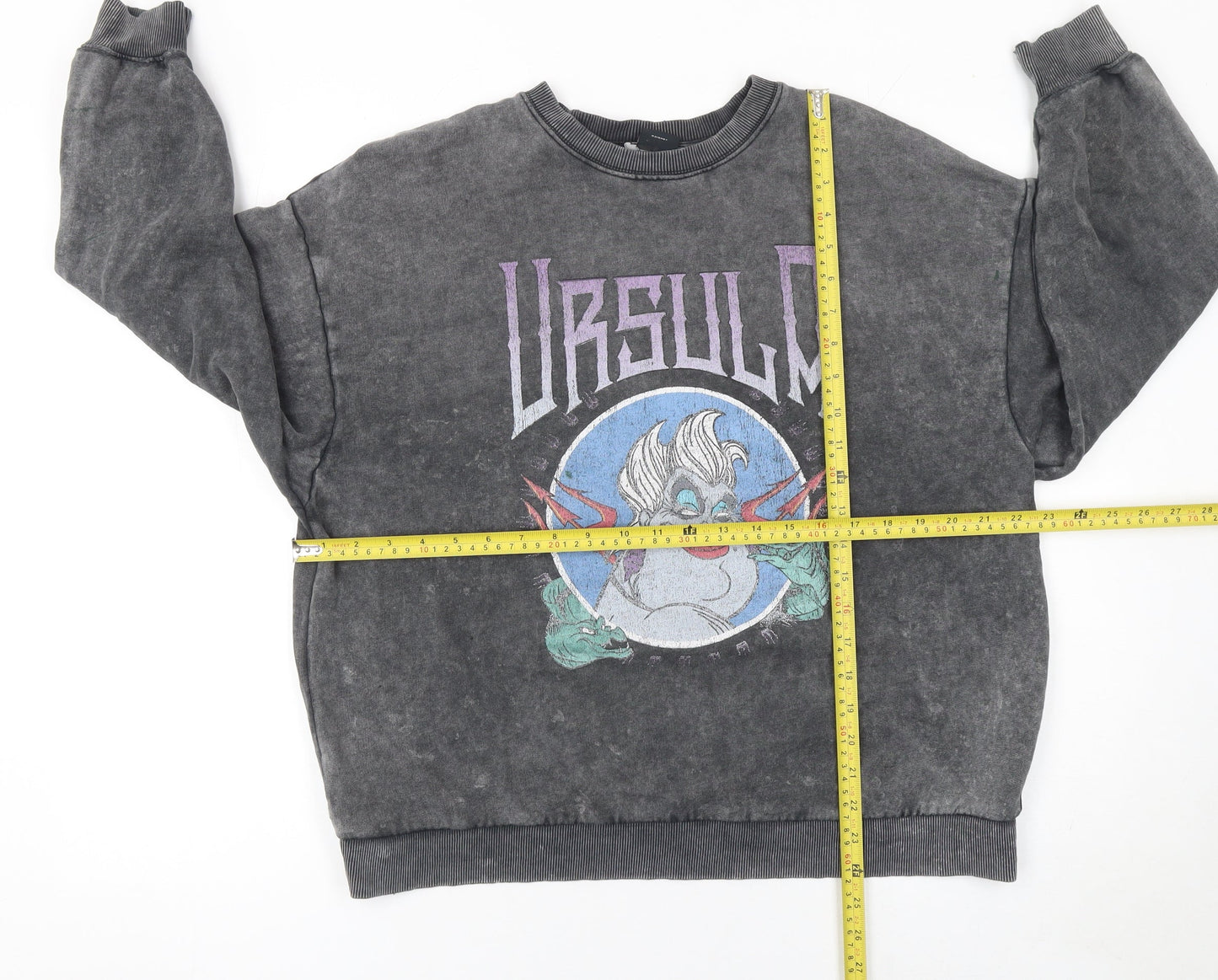 Womens UK Size S Bershka Grey Pullover Sweatshirt