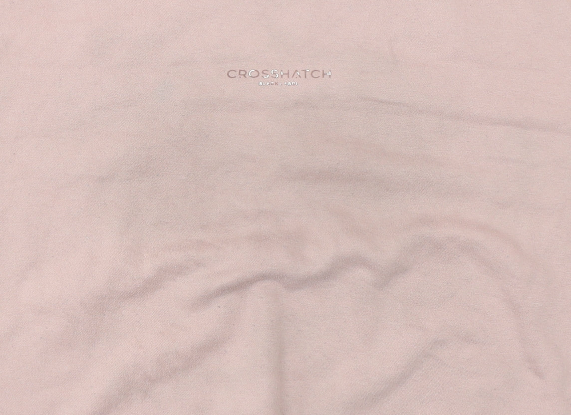 Mens UK Size XL Crosshatch Pink Pullover Sweatshirt