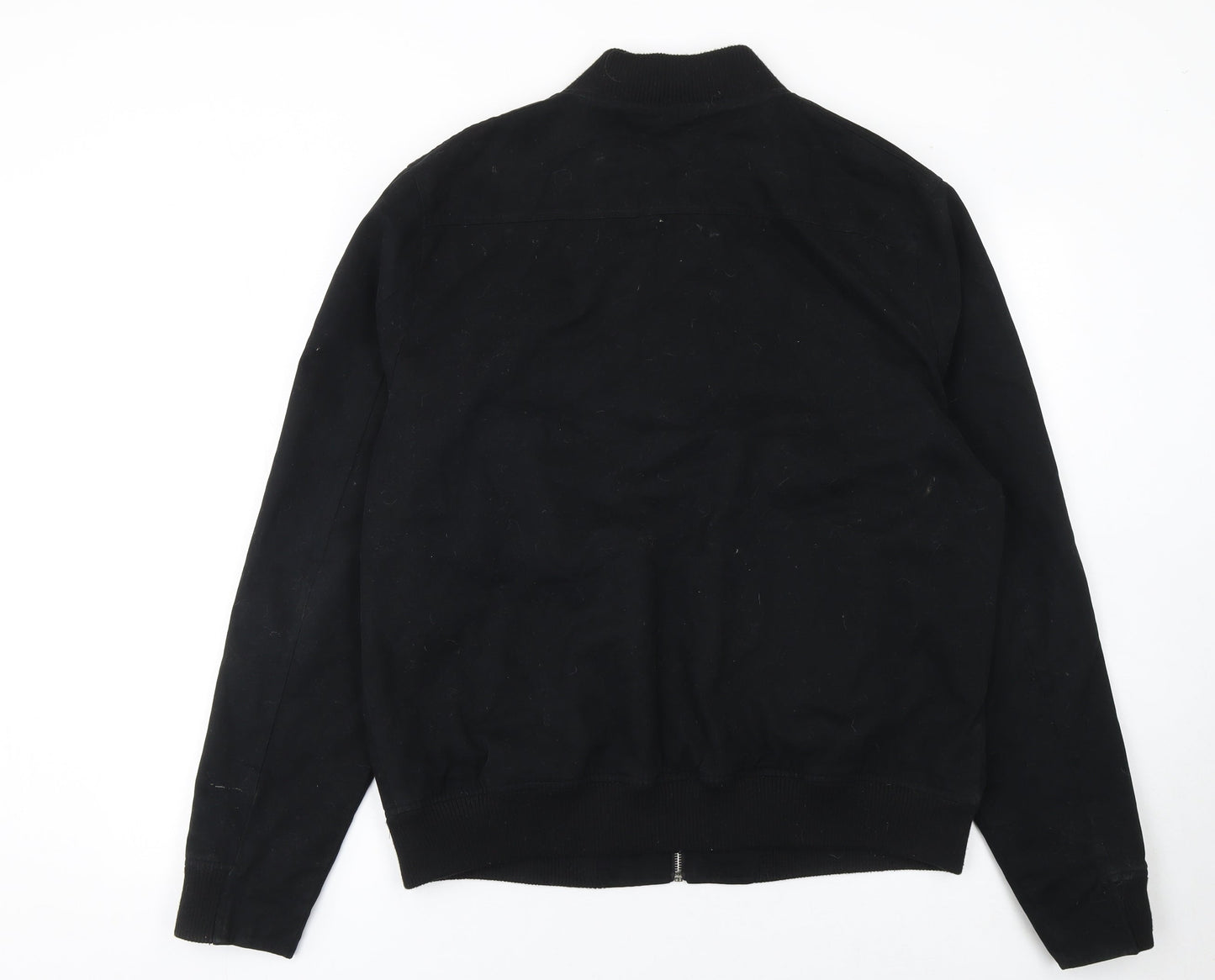 Mens UK Size XL Topman Black Bomber Jacket