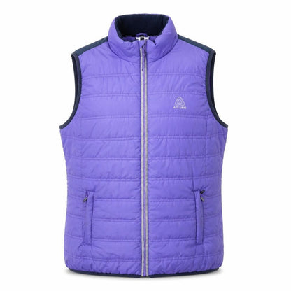 Womens UK Size L Azzurri Purple Quilted Coat