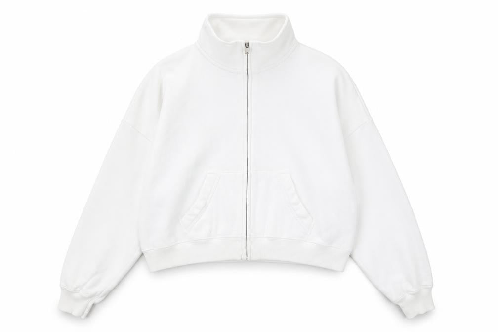 Womens UK Size XS Hollister White Gym & Training Running & Jogging Walking Jacke