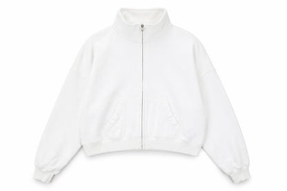 Womens UK Size XS Hollister White Gym & Training Running & Jogging Walking Jacke