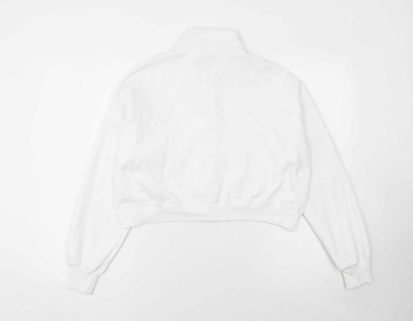 Womens UK Size XS Hollister White Gym & Training Running & Jogging Walking Jacke