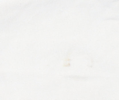 Hollister Women Beige Collared Pullover Sweatshirt S CA Print