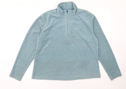 Craghoppers Women Blue 1/2 Zip Fleece Sweatshirt UK 18