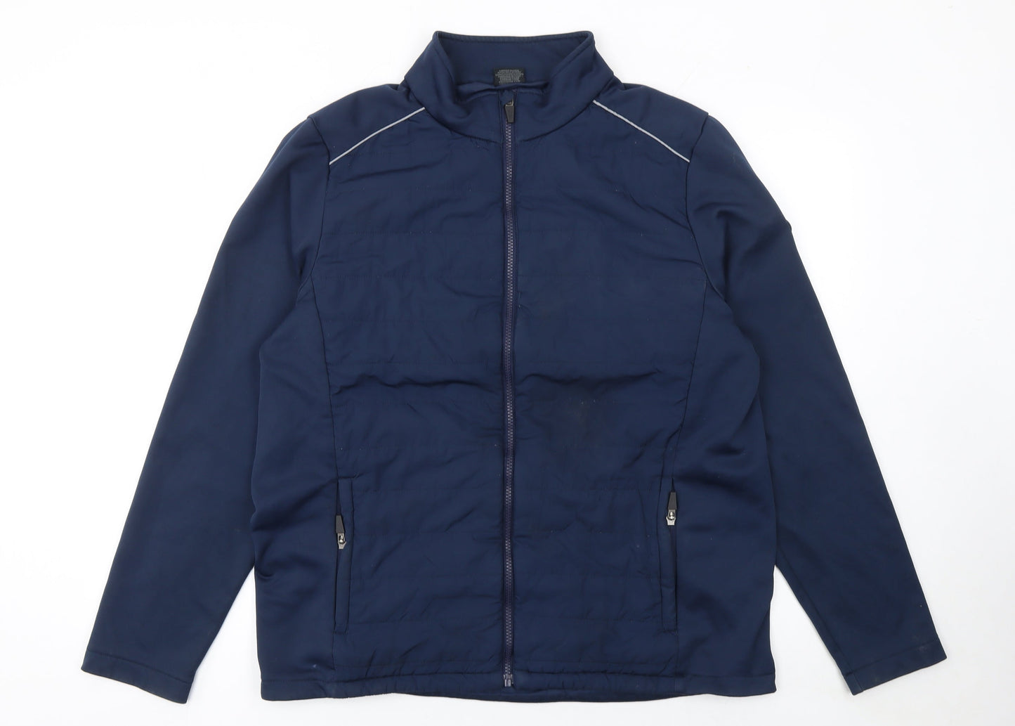 Trespass Mens Blue L Softshell Full Zip Activewear Jacket