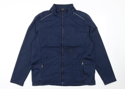 Trespass Mens Blue L Softshell Full Zip Activewear Jacket