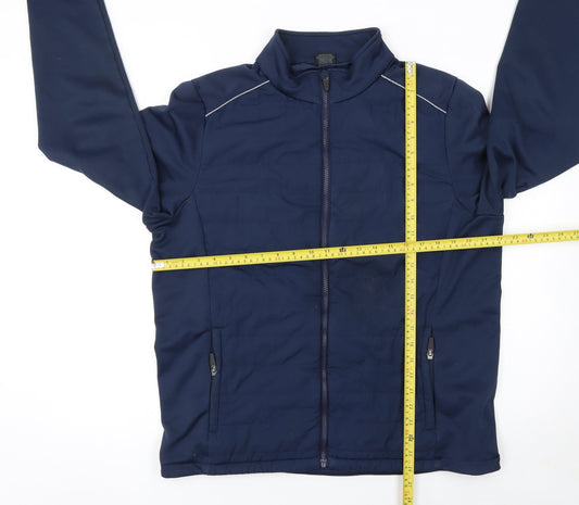 Trespass Mens Blue L Softshell Full Zip Activewear Jacket