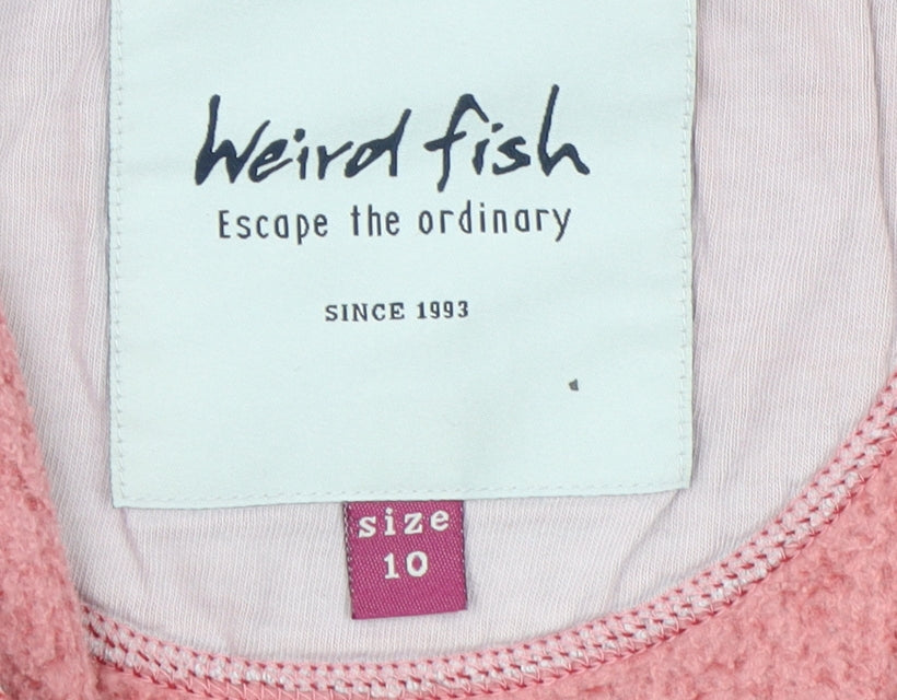 Womens UK Size 10 Weird Fish Pink Basic Jacket