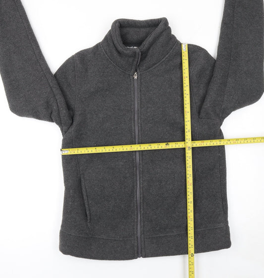 Marks and Spencer Womens Grey Fleece Full Zip Jacket UK 12