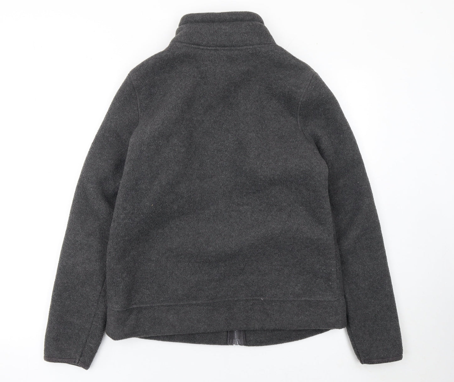 Marks and Spencer Womens Grey Fleece Full Zip Jacket UK 12