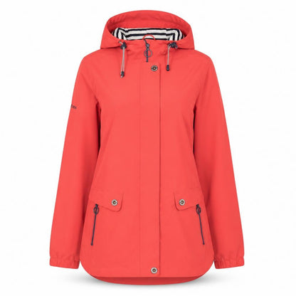 Womens UK Size 2XS Trespass Red Rain Coat