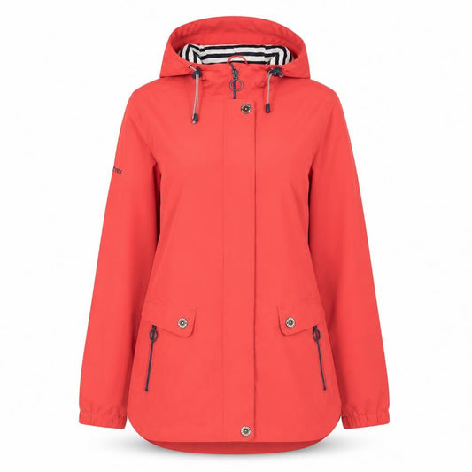 Womens UK Size 2XS Trespass Red Rain Coat