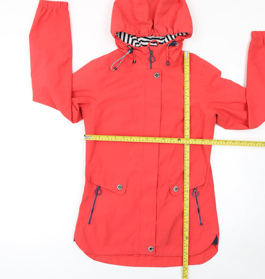 Womens UK Size 2XS Trespass Red Rain Coat