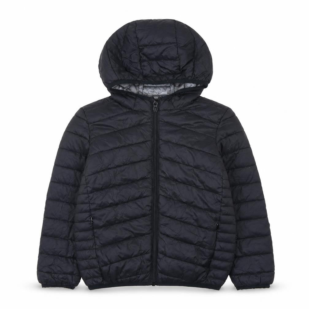 Boys UK Size 7-8 Years Marks and Spencer Black Puffer Jacket