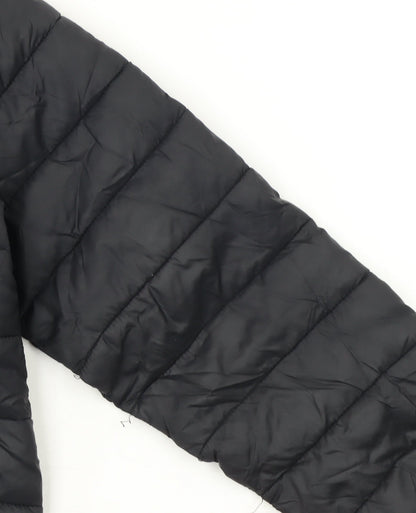 Boys UK Size 7-8 Years Marks and Spencer Black Puffer Jacket