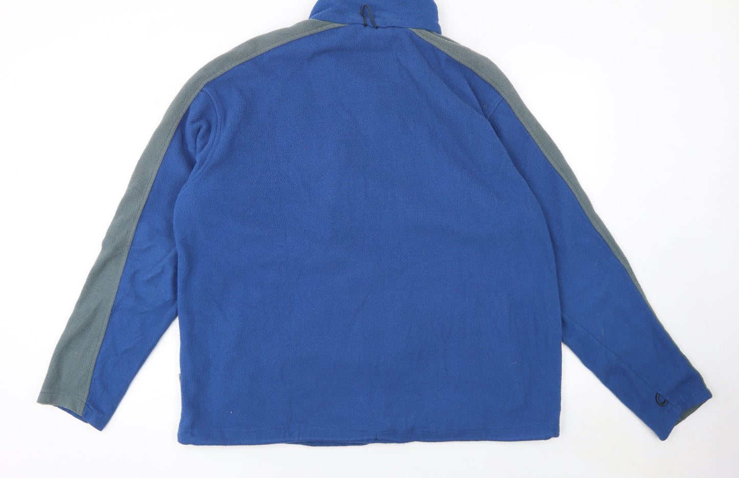 Trespass Men's Blue Fleece Full Zip Activewear Jacket Size L