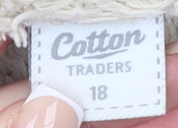 Cotton Traders Womens Purple Hooded Parka Jacket Size 18