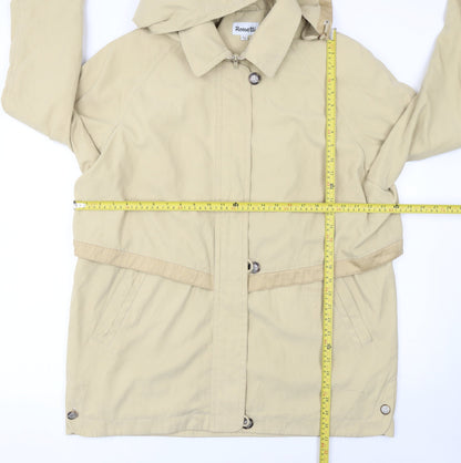 Rosetti Womens Beige Hooded Parka Jacket Size 22
