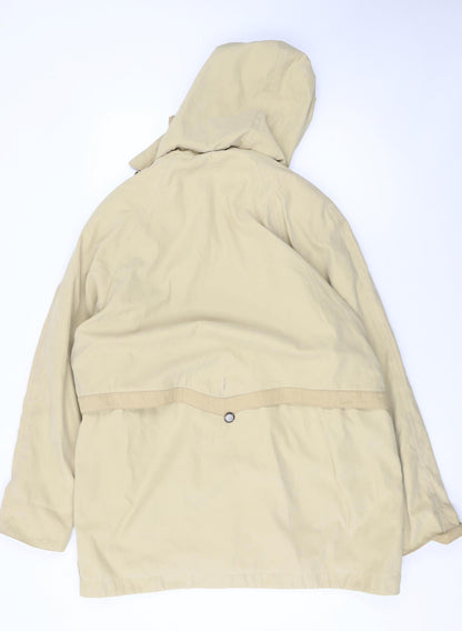 Rosetti Womens Beige Hooded Parka Jacket Size 22
