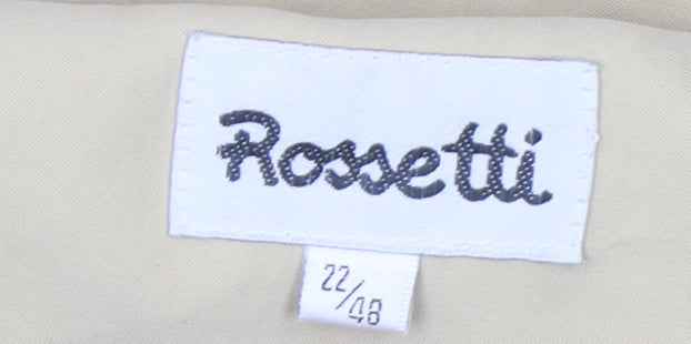 Rosetti Womens Beige Hooded Parka Jacket Size 22