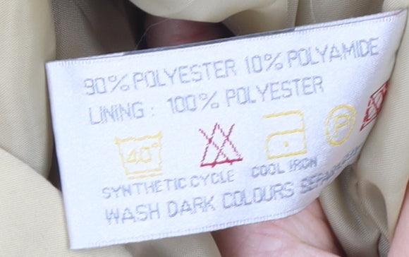 Rosetti Womens Beige Hooded Parka Jacket Size 22