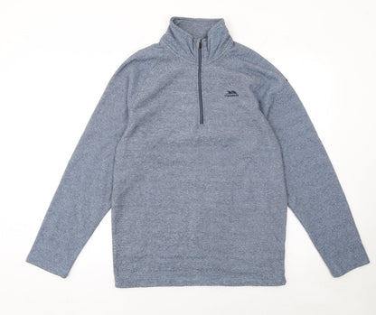 Mens UK Size M Trespass Blue Pullover Sweatshirt