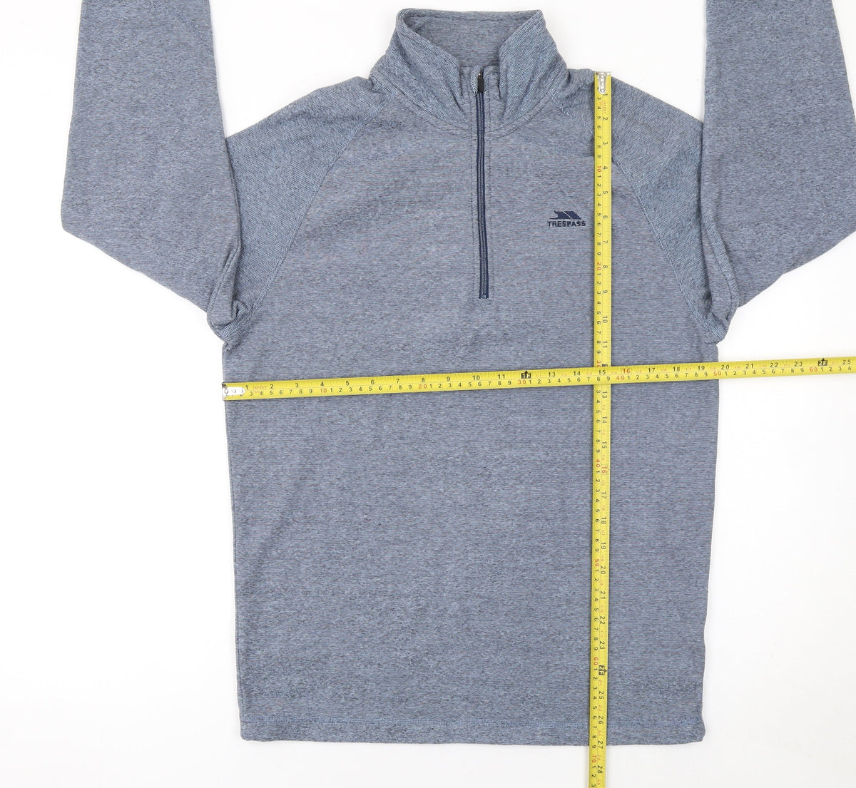 Mens UK Size M Trespass Blue Pullover Sweatshirt