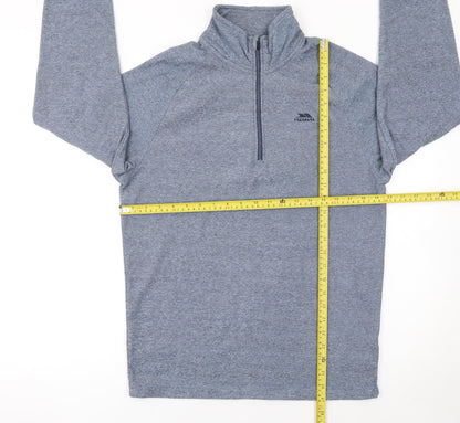 Mens UK Size M Trespass Blue Pullover Sweatshirt