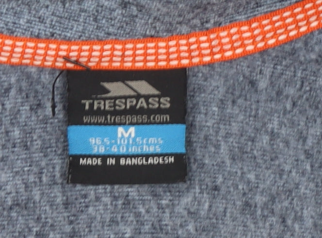 Mens UK Size M Trespass Blue Pullover Sweatshirt