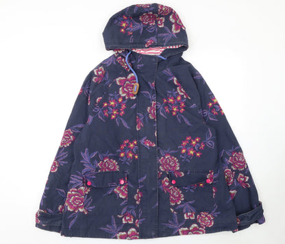 Womens UK Size 14 TU Blue Rain Coat