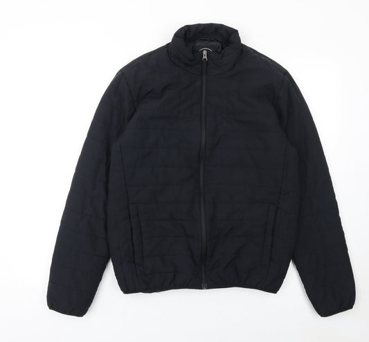 Boys UK Size M Giordano Black Puffer Jacket