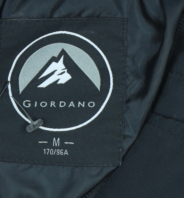Boys UK Size M Giordano Black Puffer Jacket