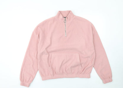 Womens UK Size 10 New Look Pink Pullover Sweatshirt
