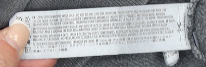 Forever 21 Women Grey Cotton Los Angeles Graphic T-Shirt Dress Size 20