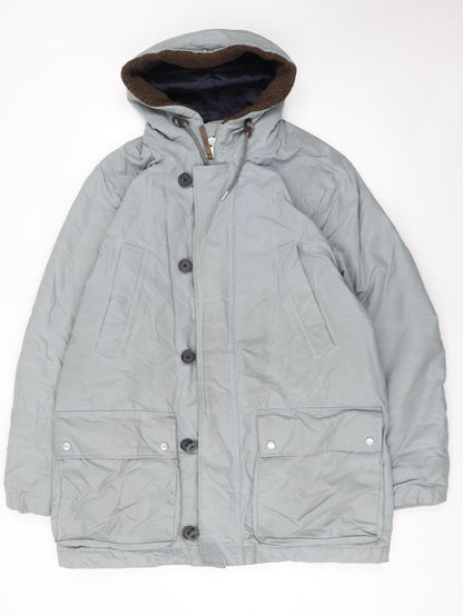 Mens UK Size XL Whistles Grey Parka Coat