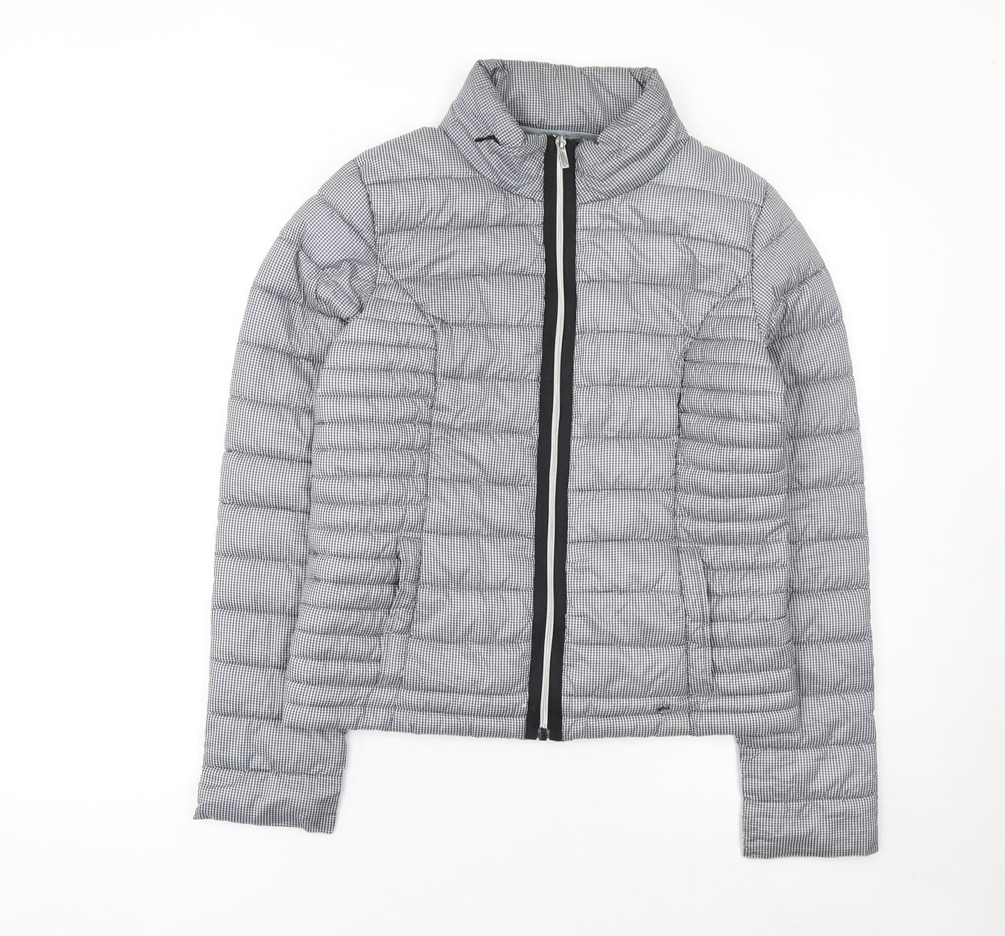 Womens UK Size 8 NEXT Grey Puffer Jacket