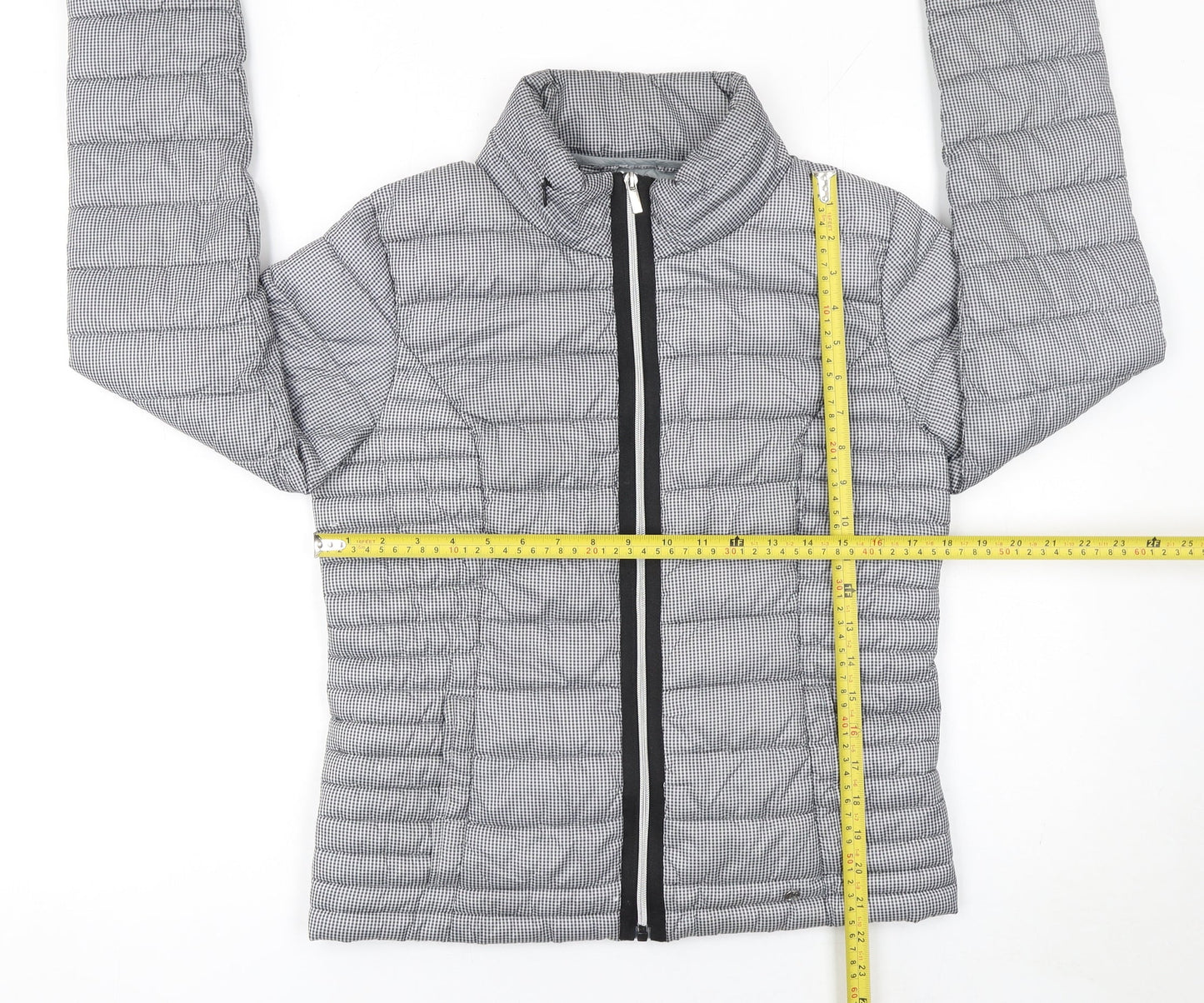 Womens UK Size 8 NEXT Grey Puffer Jacket